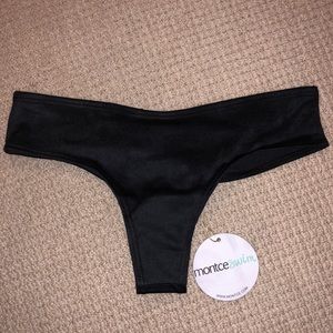 black bikini bottoms!